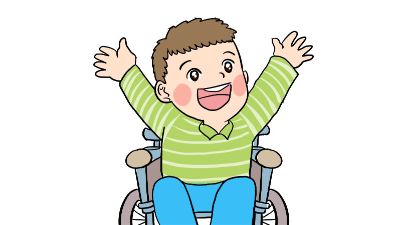 坐轮椅的小孩简笔画如何画坐轮椅的小孩简笔画画法